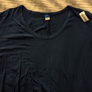 Old Navy L Luxe Navy Tee Shirt